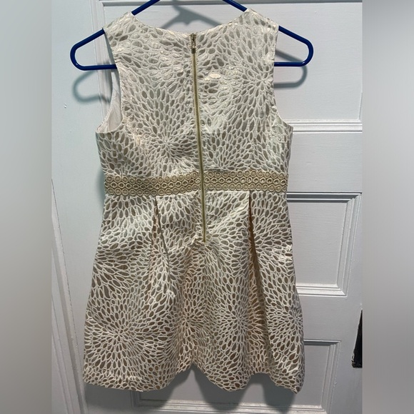 Gold and cream Lilly Pulitzer dress - Picture 2 of 5